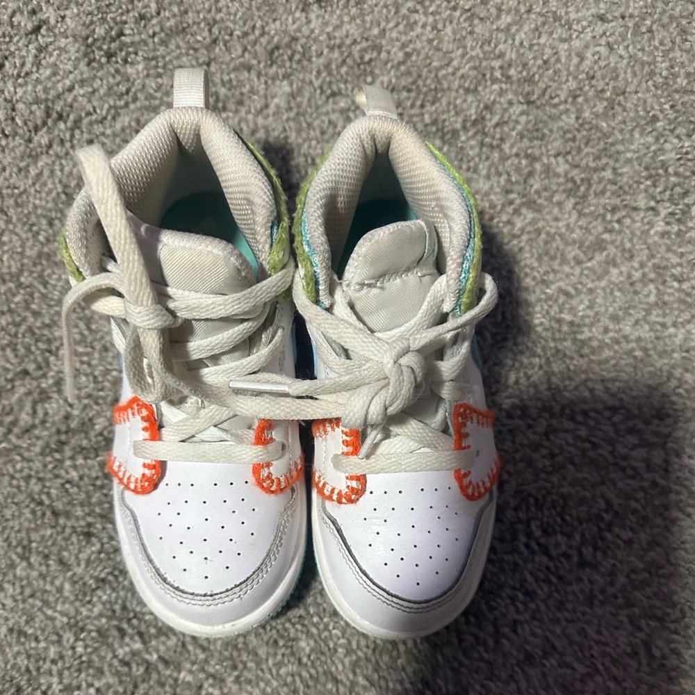 Nike Air Jordan 1 Mid Se White Washed Teal Rush Pink DM6220 100 Size 9c